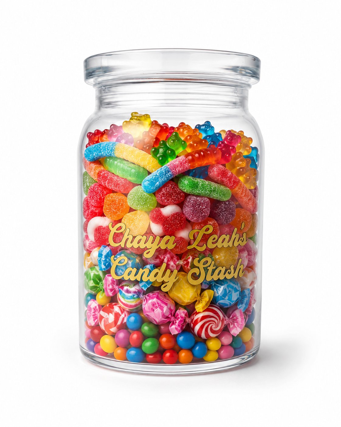 Personalized Candy Jar