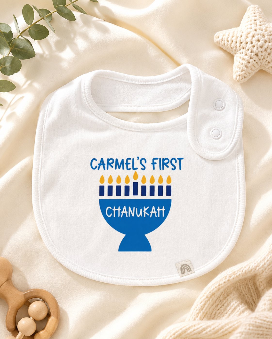 Baby's First Chanukah Bib