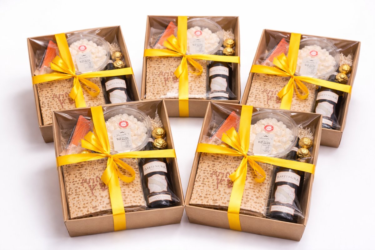 Teacher Pesach Gift with Matzah Box